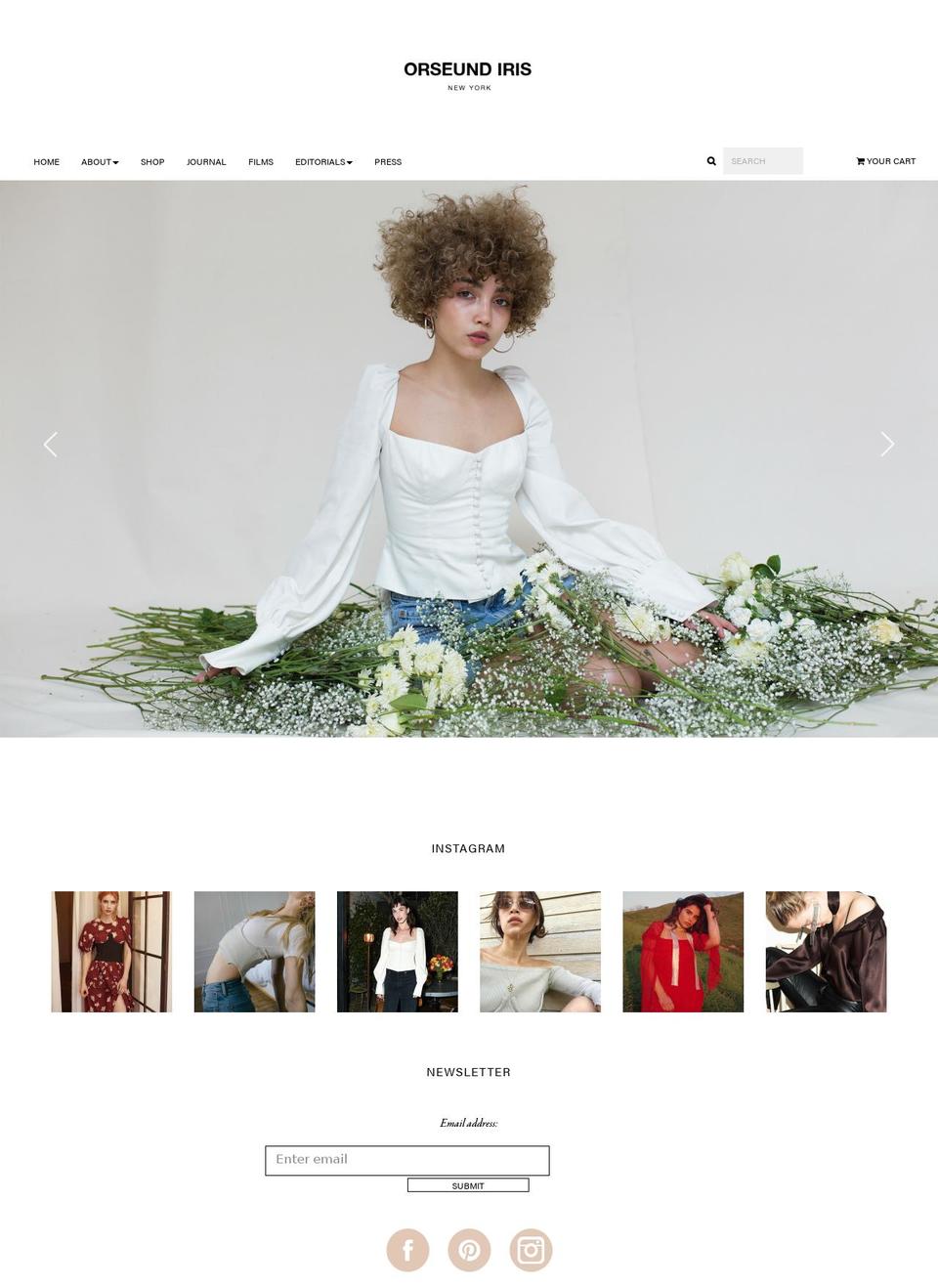 orseundiris.com shopify website screenshot