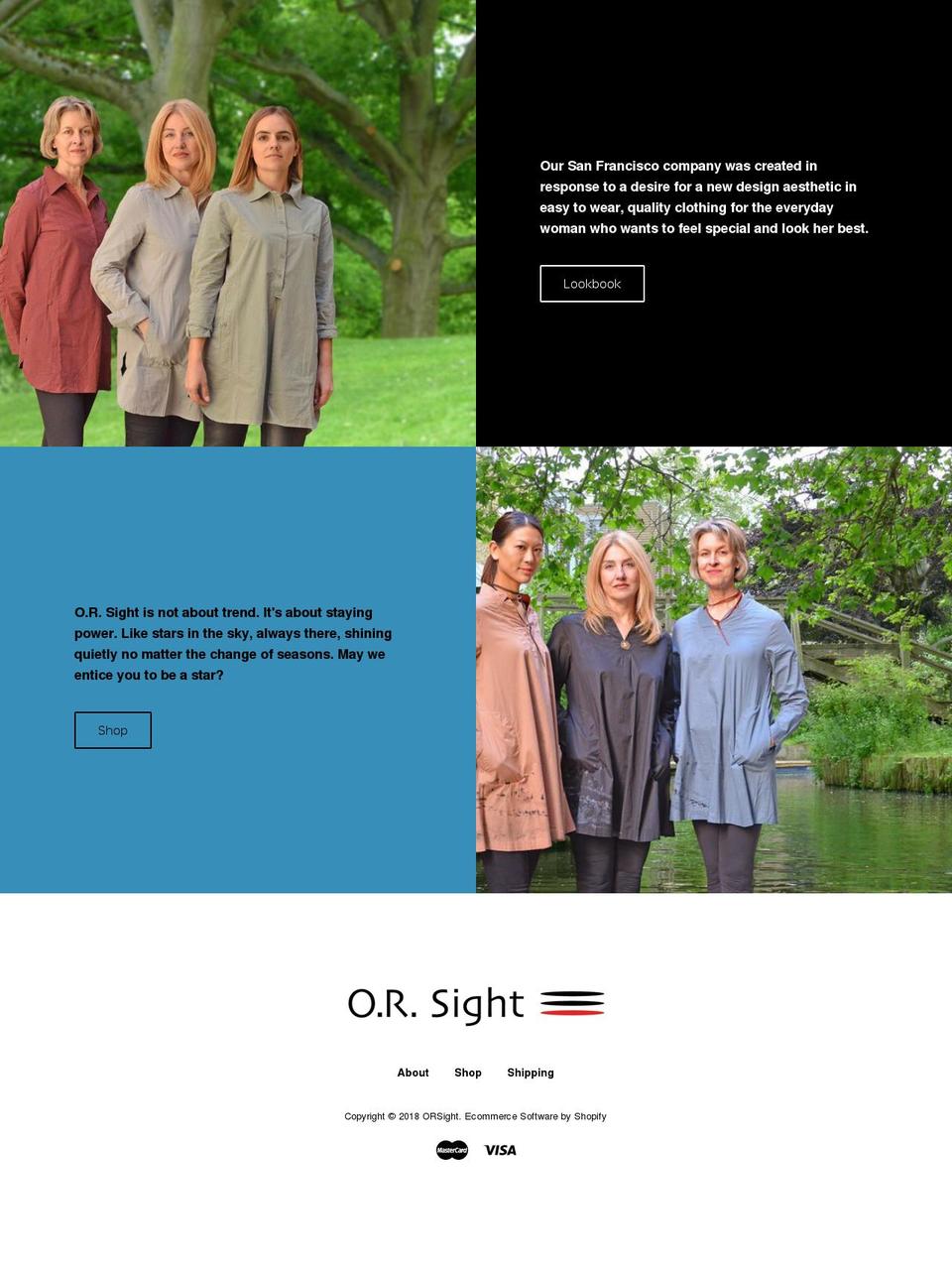 orsight.com shopify website screenshot