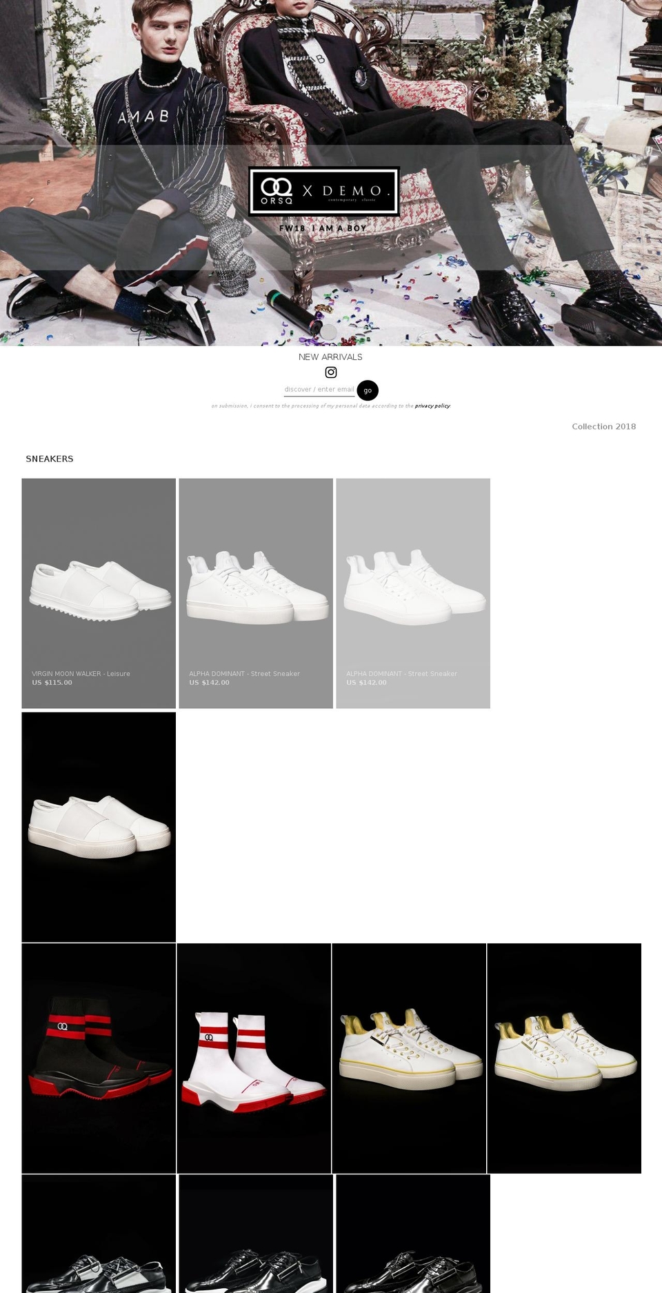 orsq-official.com — Shopify storefront screenshot