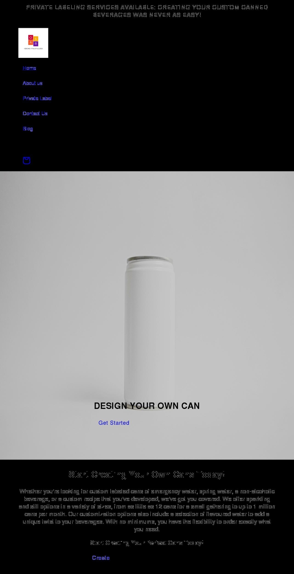 osarenterprises.com shopify website screenshot