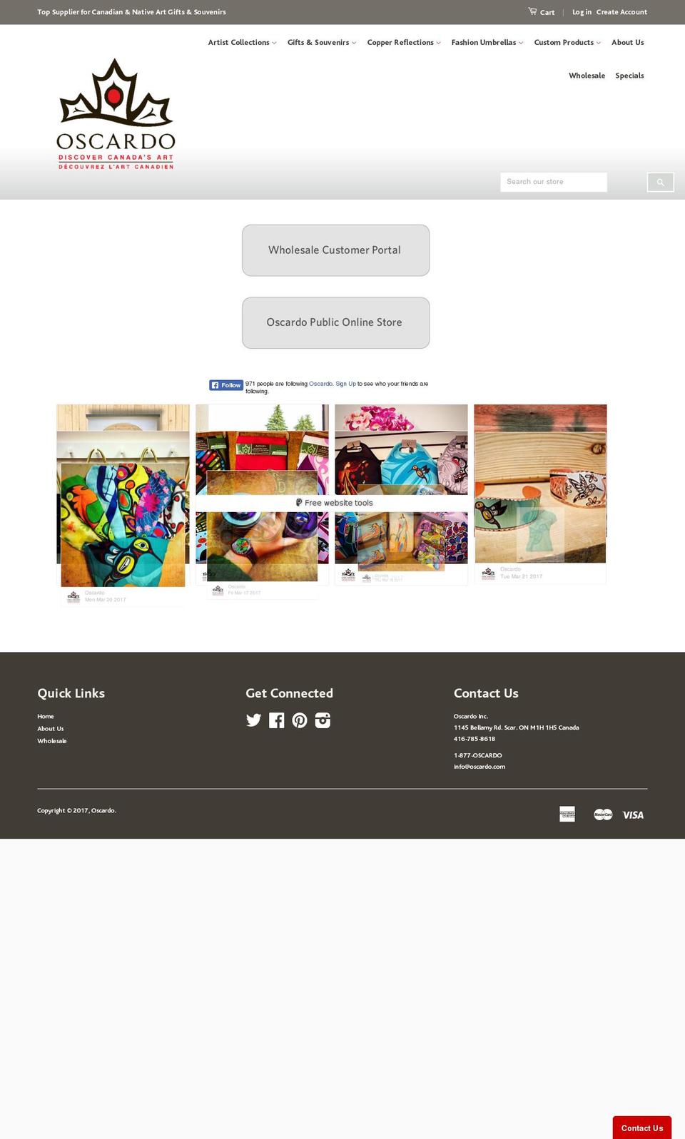 mytheme Shopify theme site example oscardo.ca