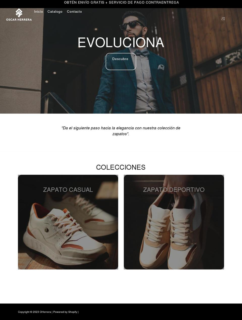 oscarherrera.co shopify website screenshot