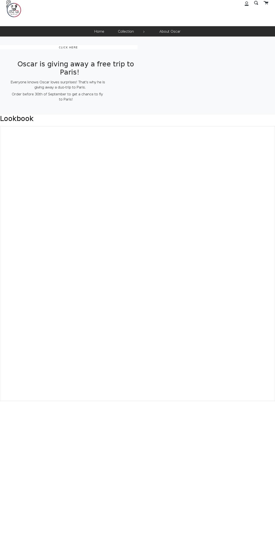 oscarthefrench.com — Shopify storefront screenshot