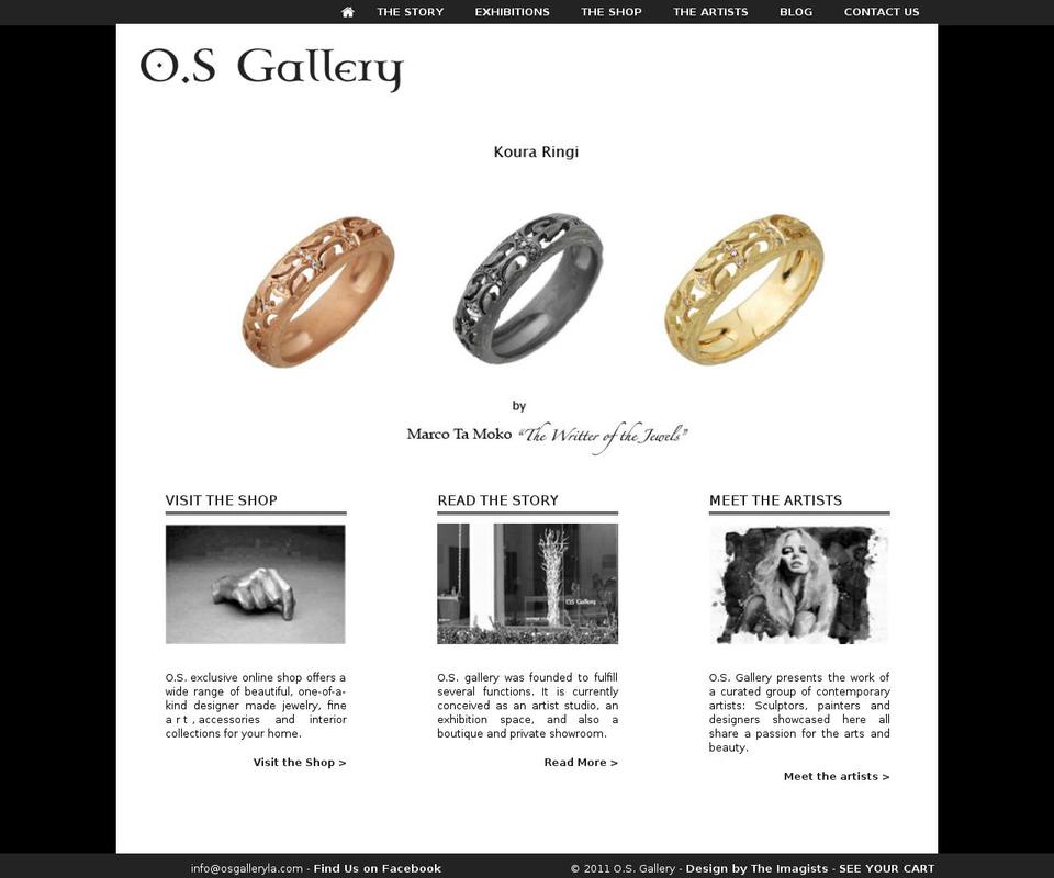 osgalleryla.com shopify website screenshot