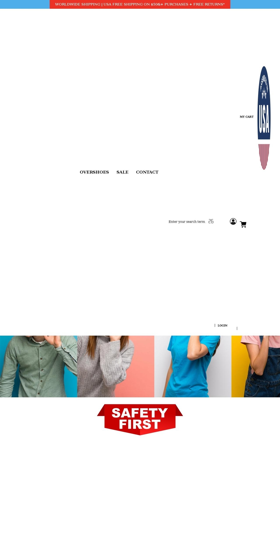 osha-toes.com — Shopify storefront screenshot