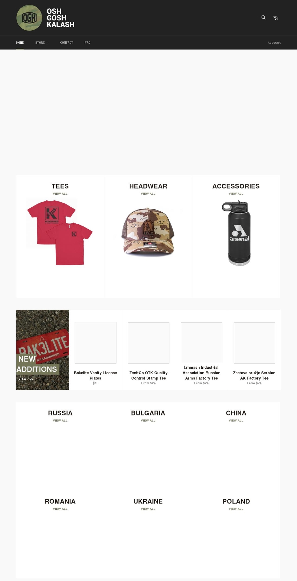 oshgoshkalash.com shopify website screenshot