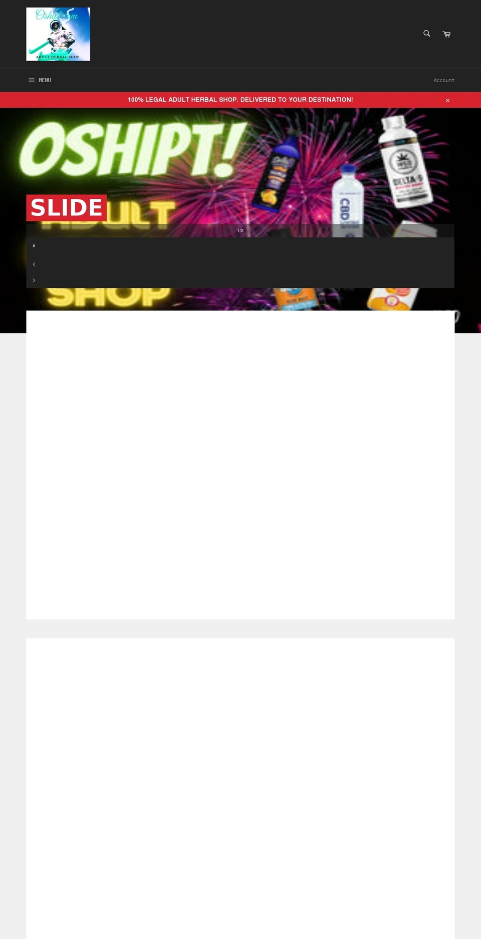 oshipt.com shopify website screenshot