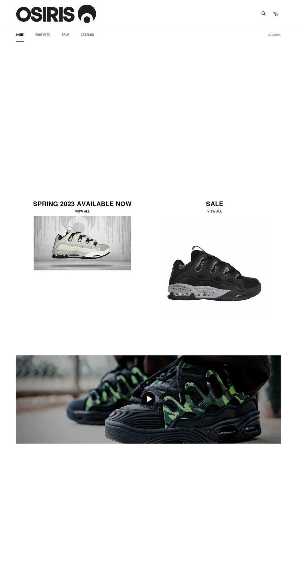 osirisshoes.ca shopify website screenshot