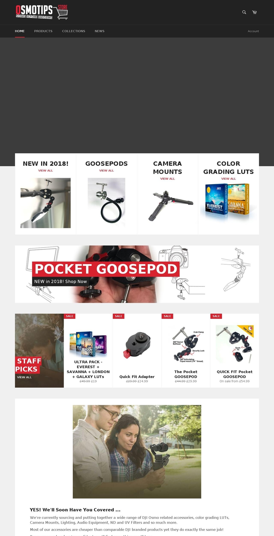 osmo-tips.com — Shopify storefront screenshot