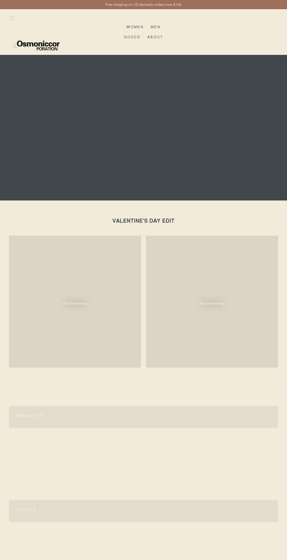 osmoniccorporation.com shopify website screenshot