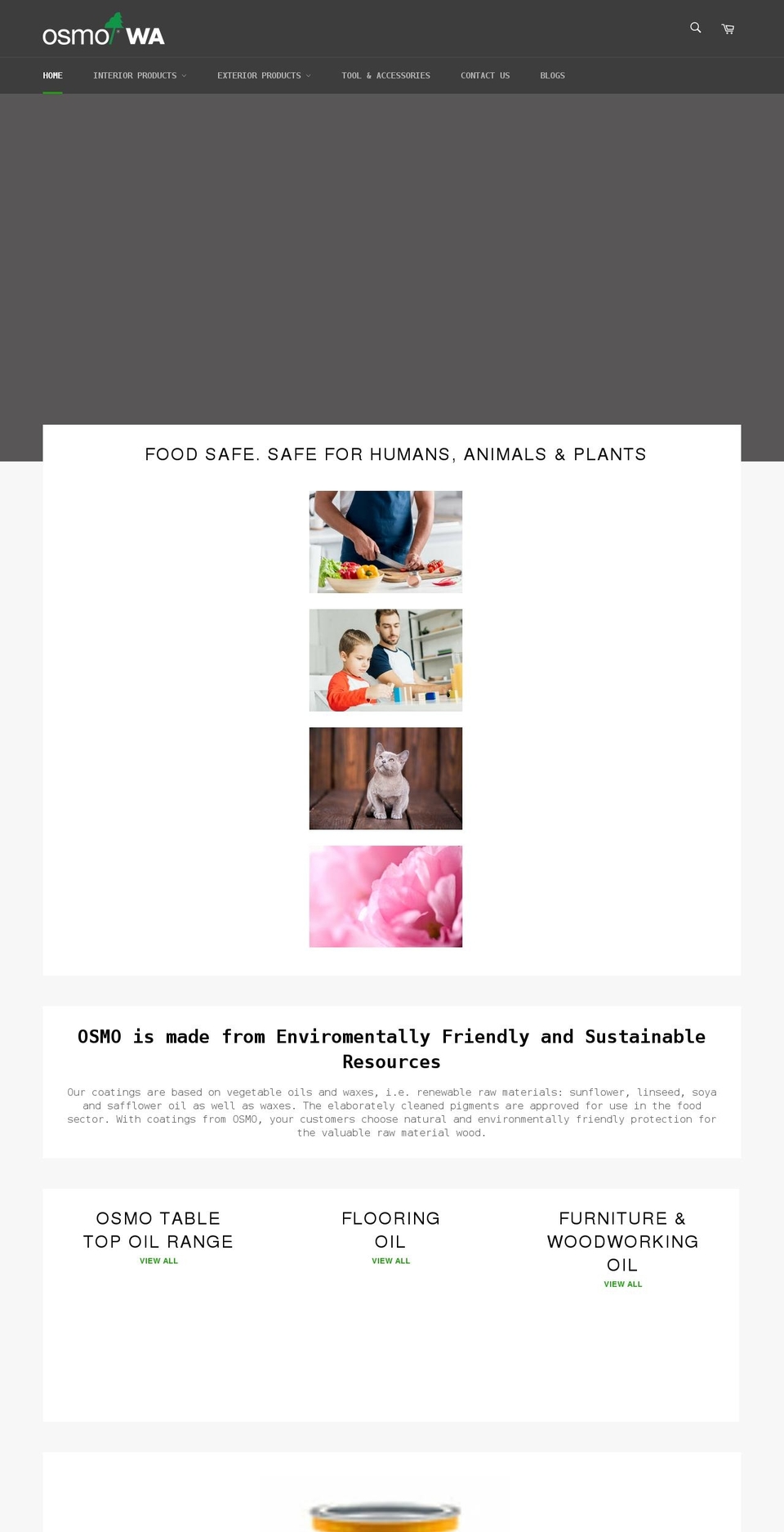 osmowa.myshopify.com shopify website screenshot