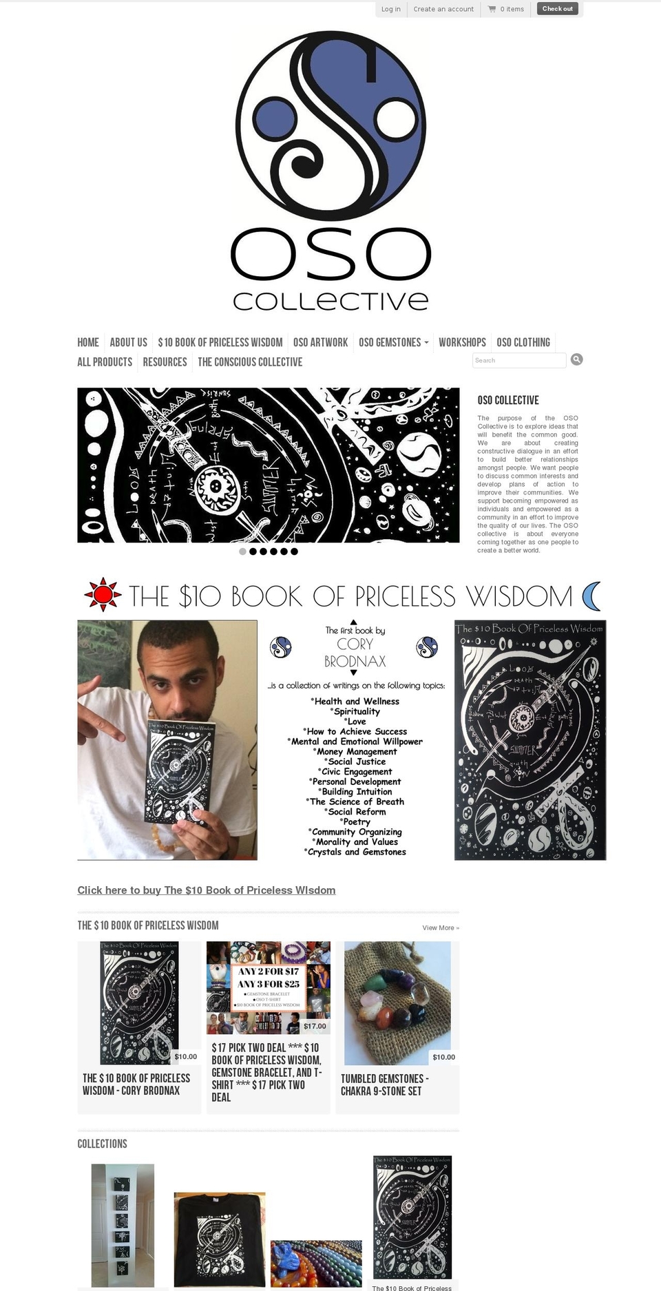 osogemstones.com — Shopify storefront screenshot