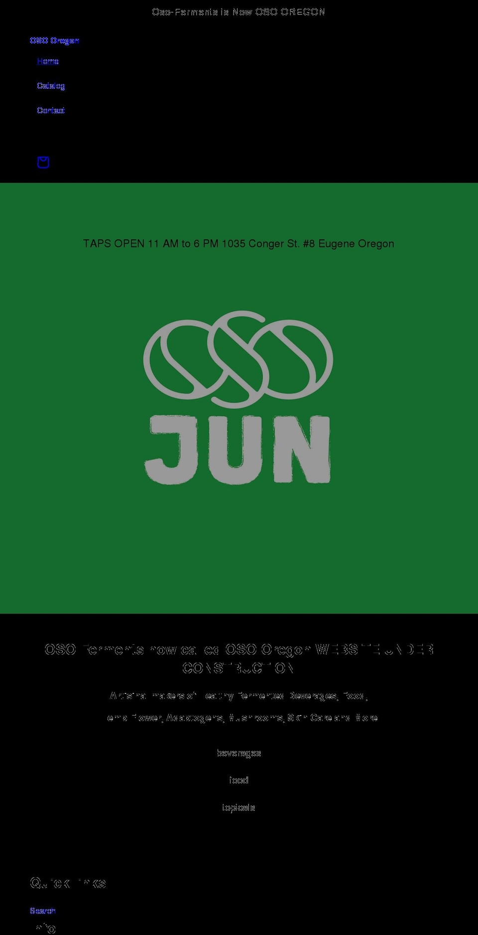 osojun.com shopify website screenshot