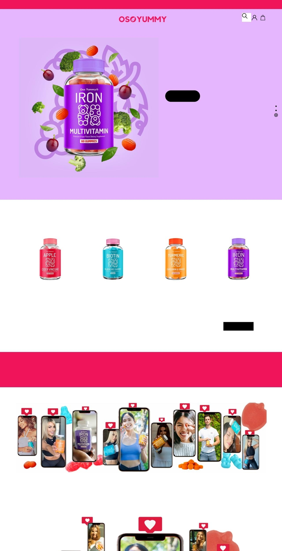 osoyummy.com shopify website screenshot