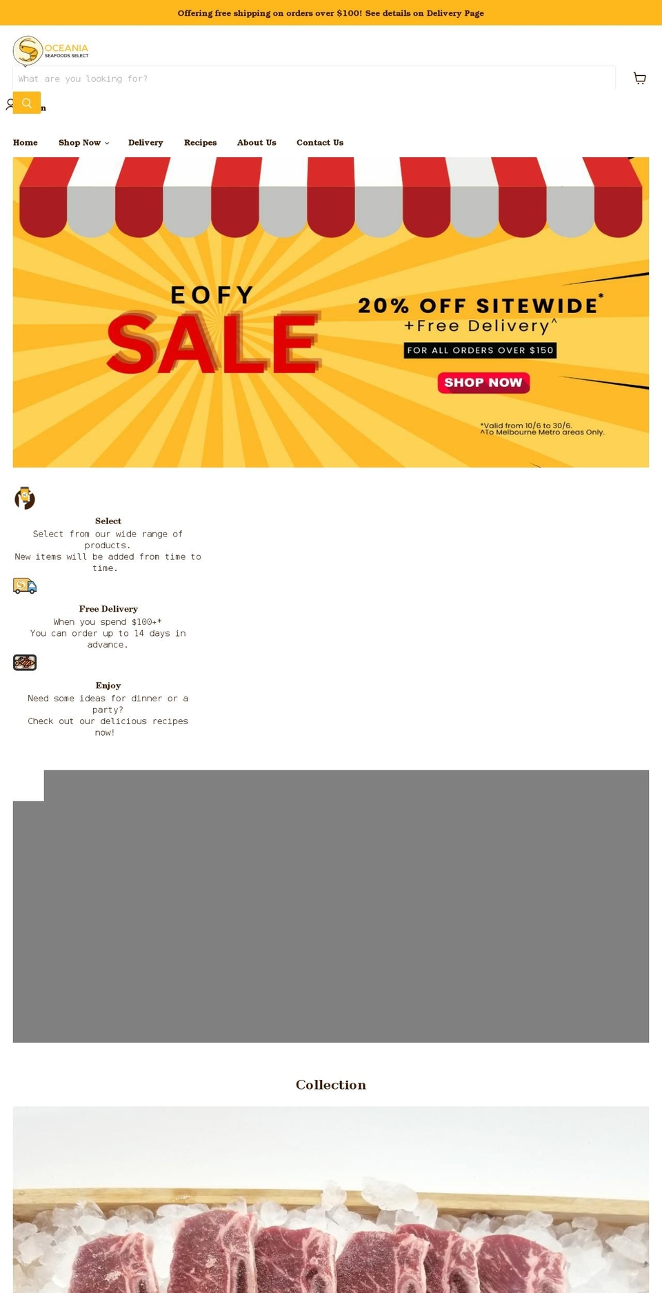 osselect.com.au shopify website screenshot