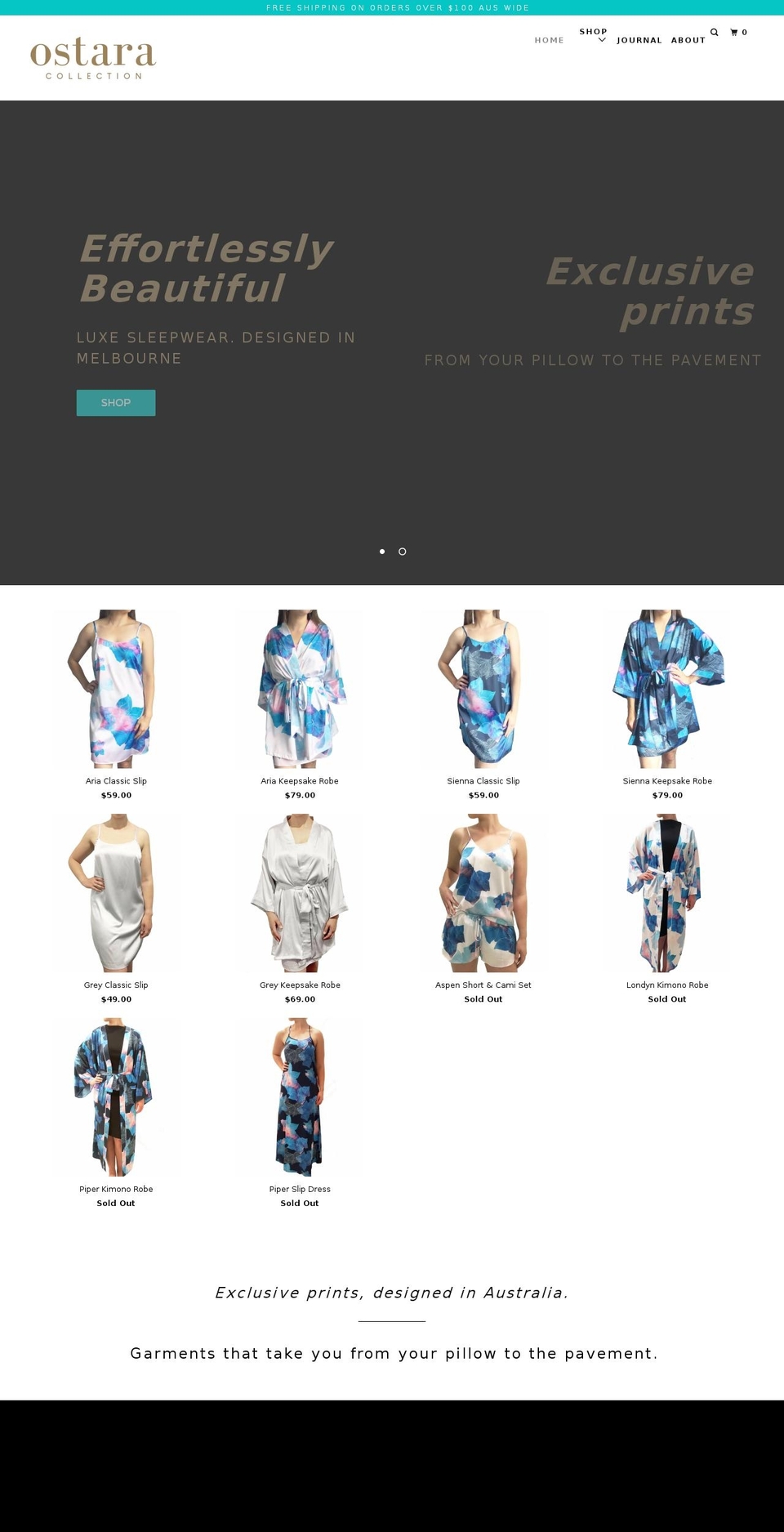 ostara.store shopify website screenshot