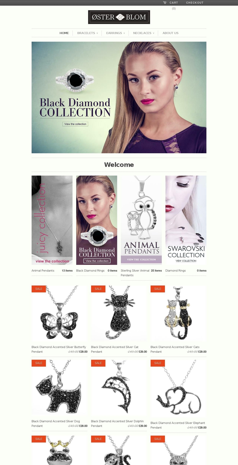 osterandblom.com — Shopify storefront screenshot