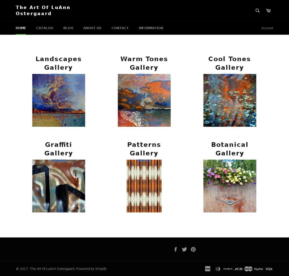 ostergaardart.com shopify website screenshot
