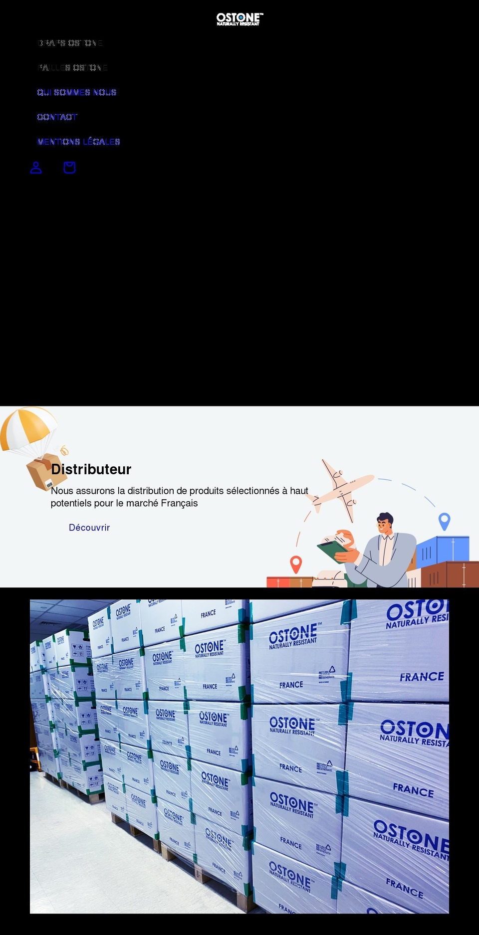 ostone.fr shopify website screenshot