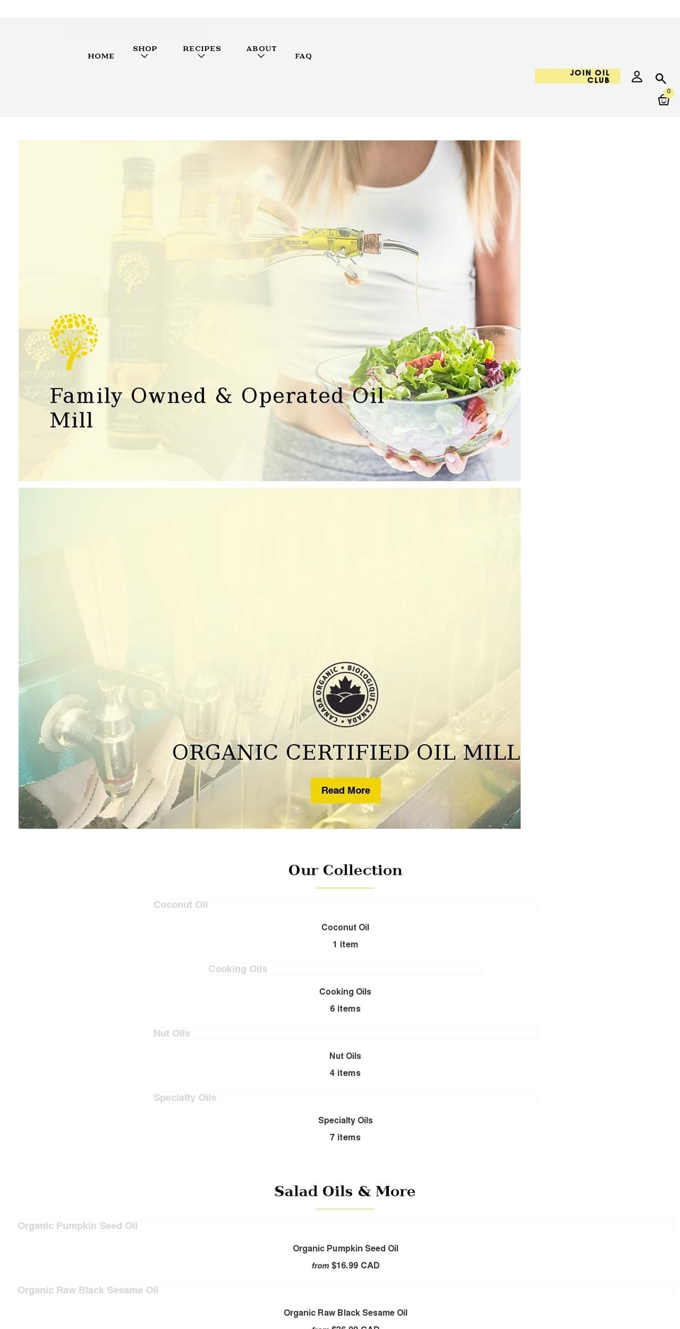 organic Shopify theme site example ostro-organics.com