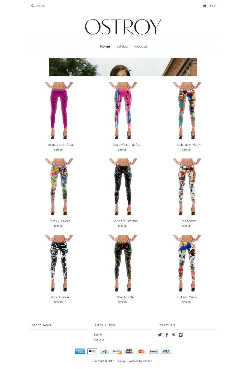 ostroy.com shopify website screenshot