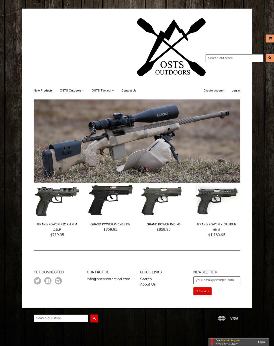 ostsoutdoors.com shopify website screenshot