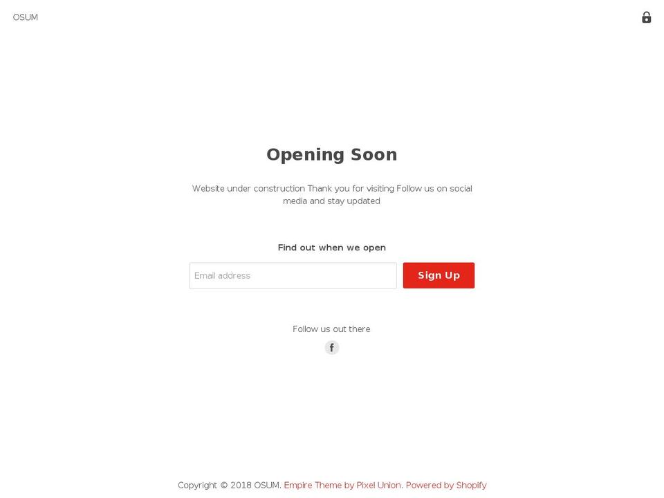 osumlife.com — Shopify storefront screenshot