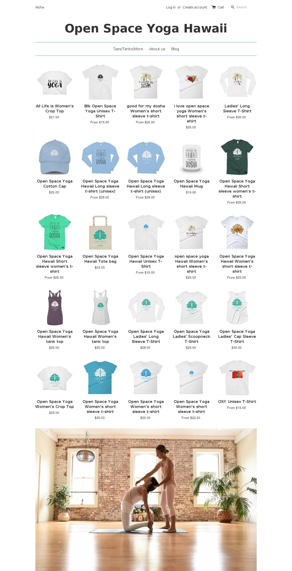 osyhawaii.com — Shopify storefront screenshot
