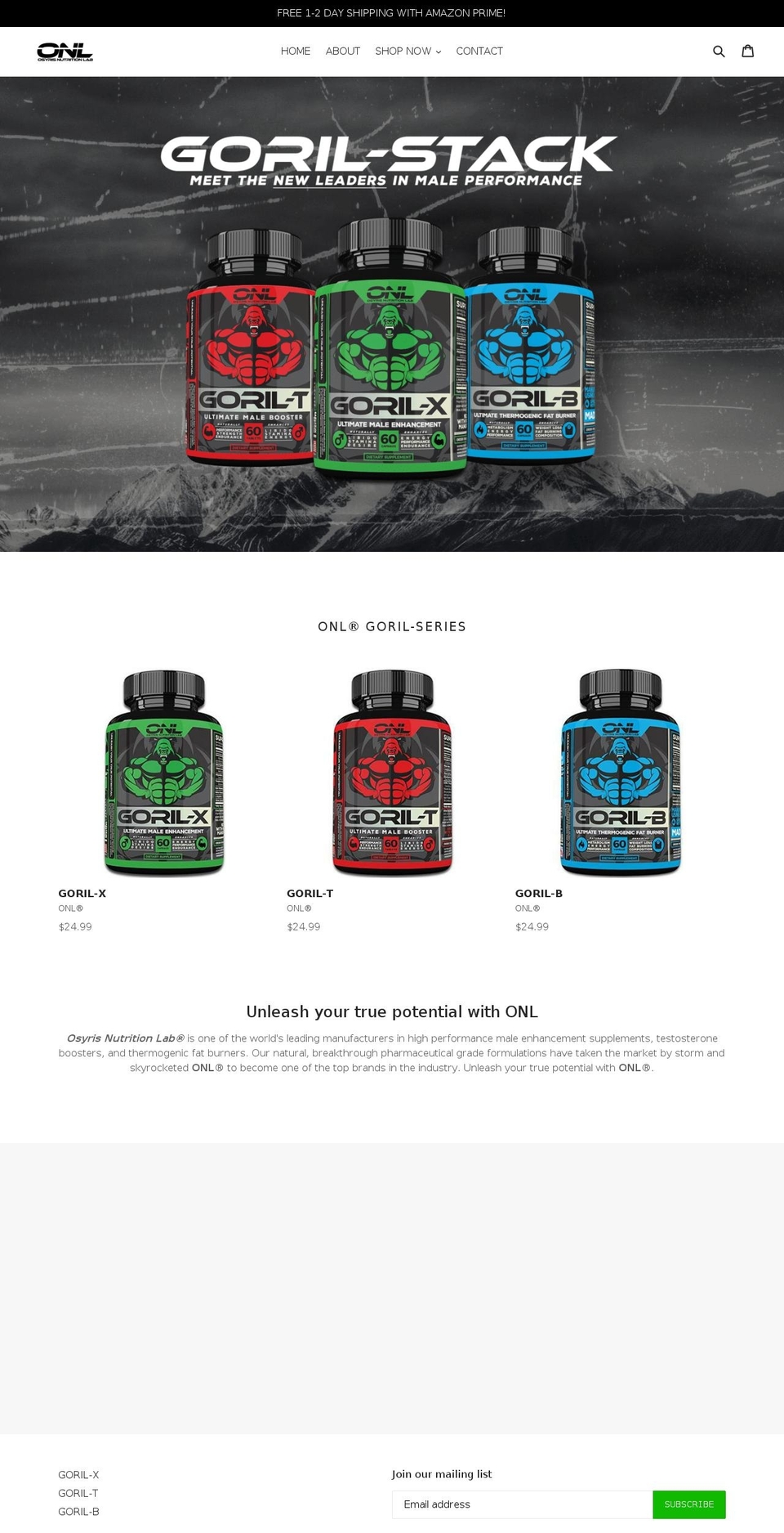 osyrisnutritionlab.com shopify website screenshot