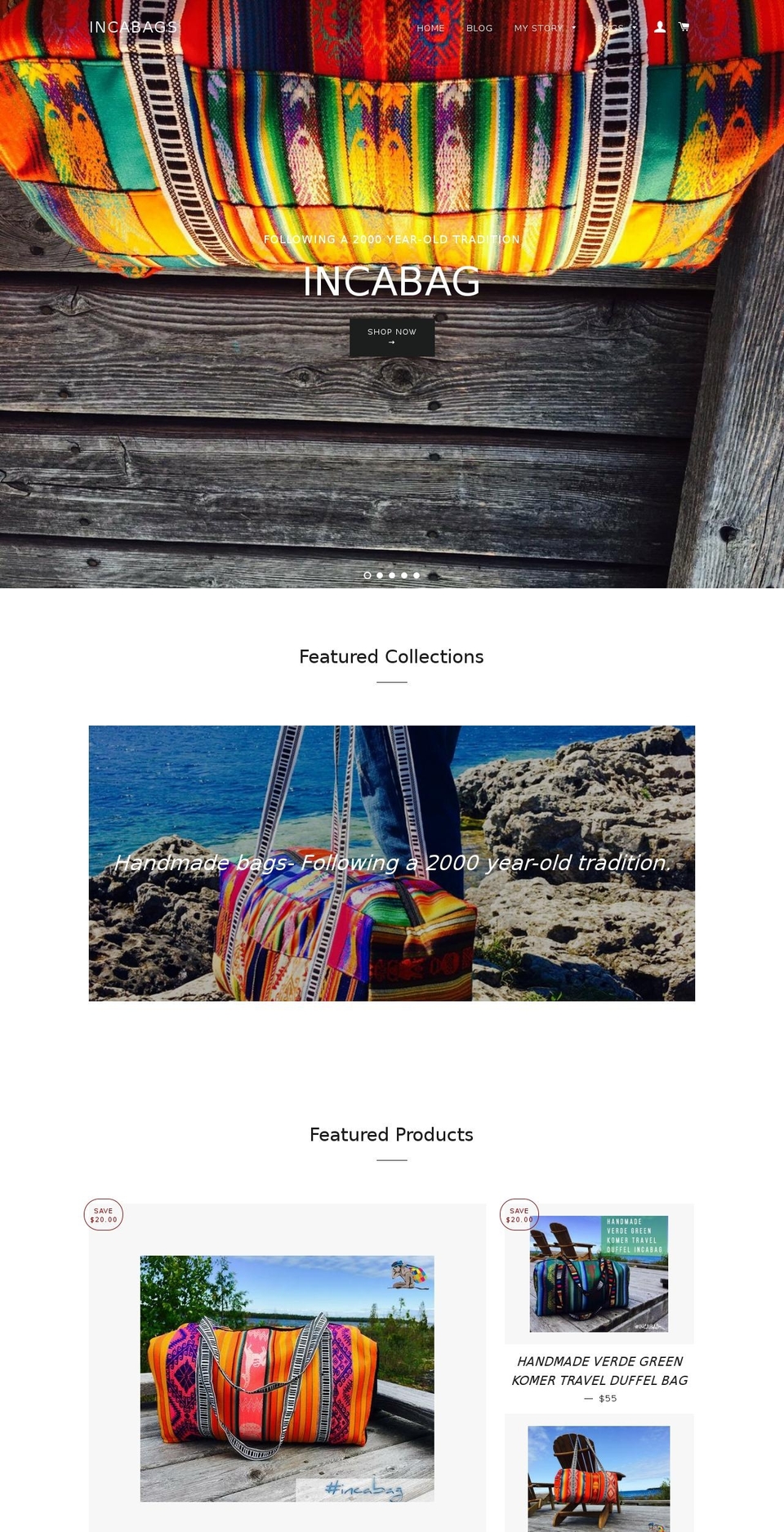 otavaloecuador.com — Shopify storefront screenshot