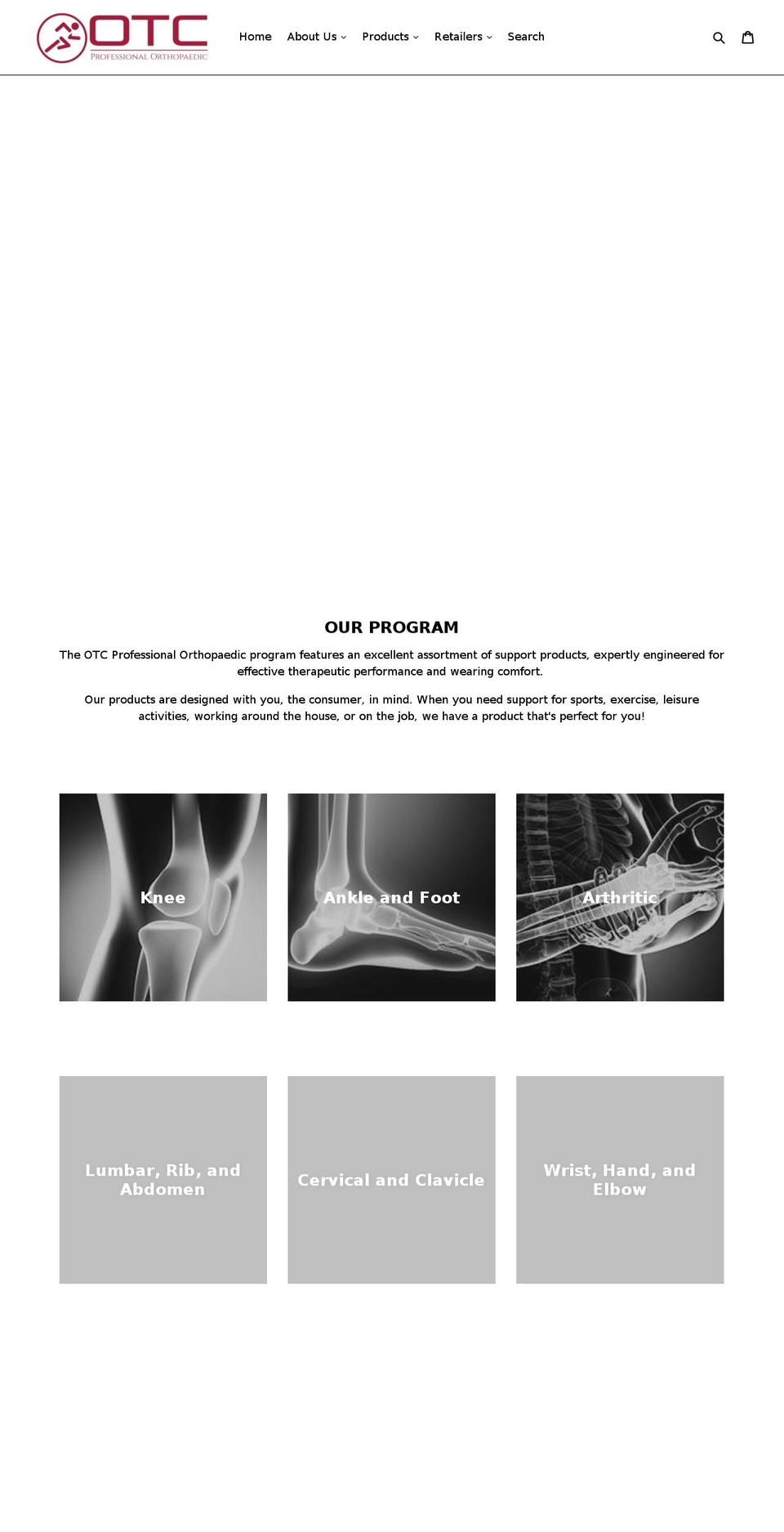 otc-theme Shopify theme site example otcorthopaedic.ca