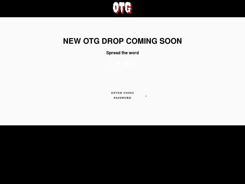 otglandon.com shopify website screenshot