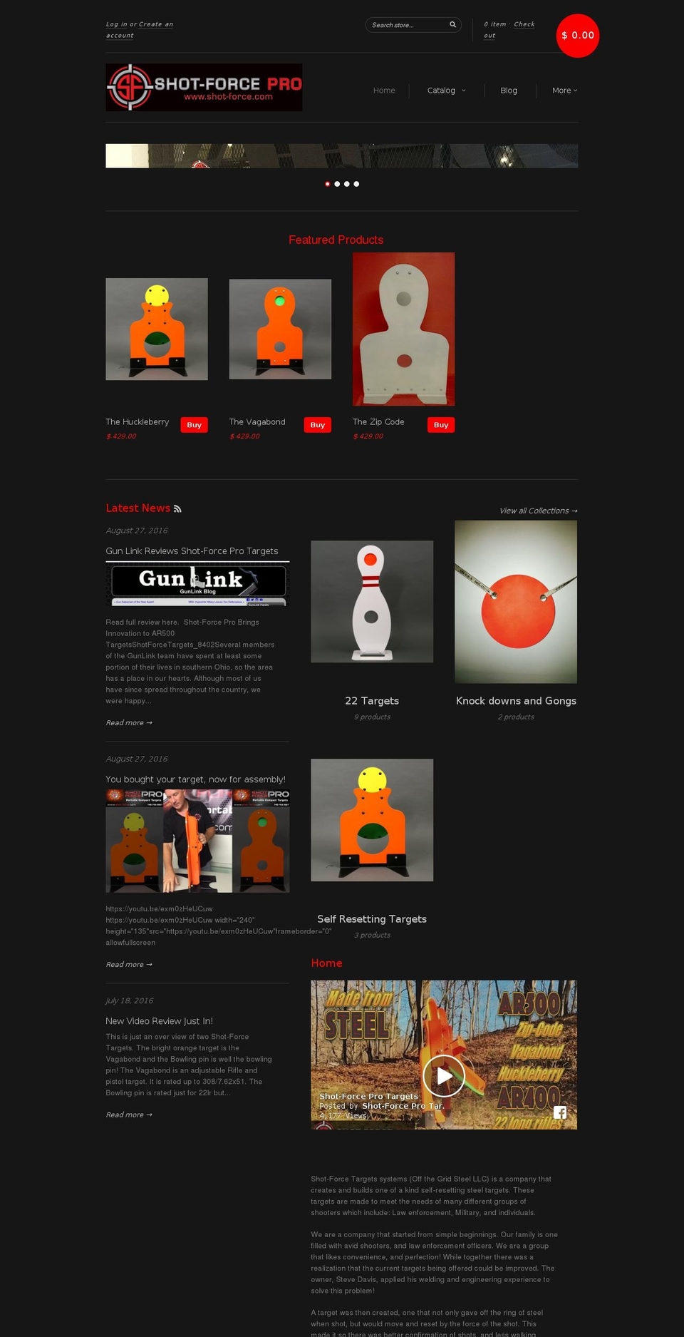 otgmetalworks.com shopify website screenshot