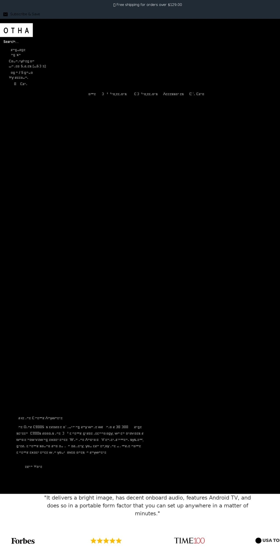 otha.net shopify website screenshot