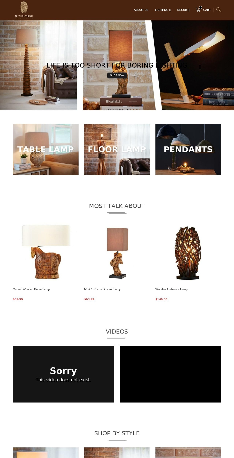 othentique.com — Shopify storefront screenshot