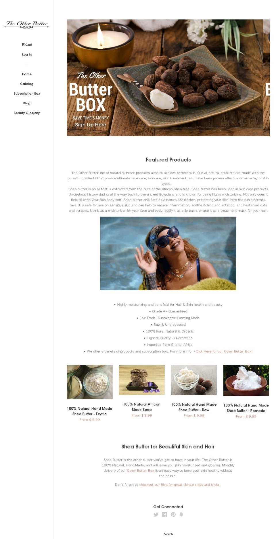 otherbutter.com shopify website screenshot