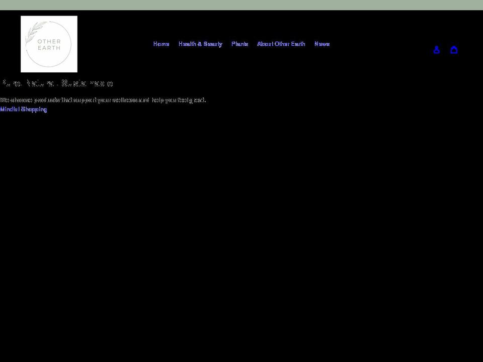 otherearth.co.uk shopify website screenshot