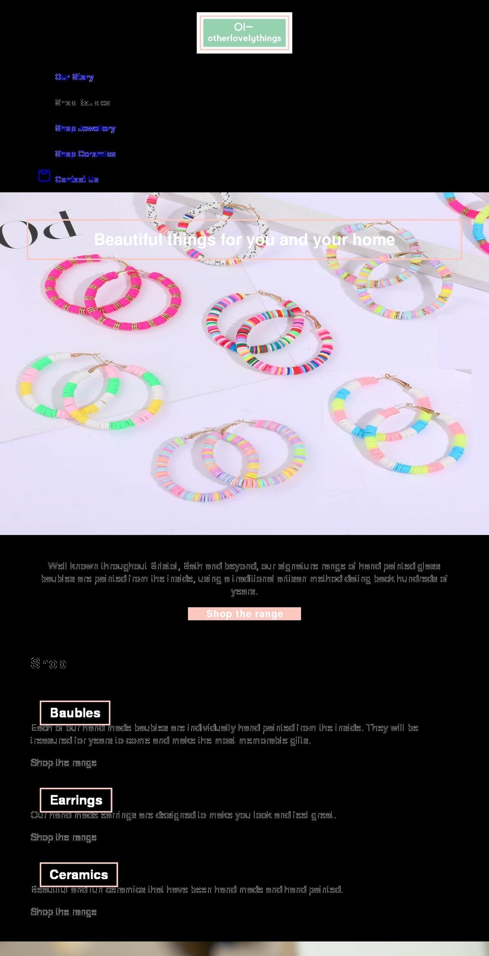 otherlovelythings.co.uk shopify website screenshot