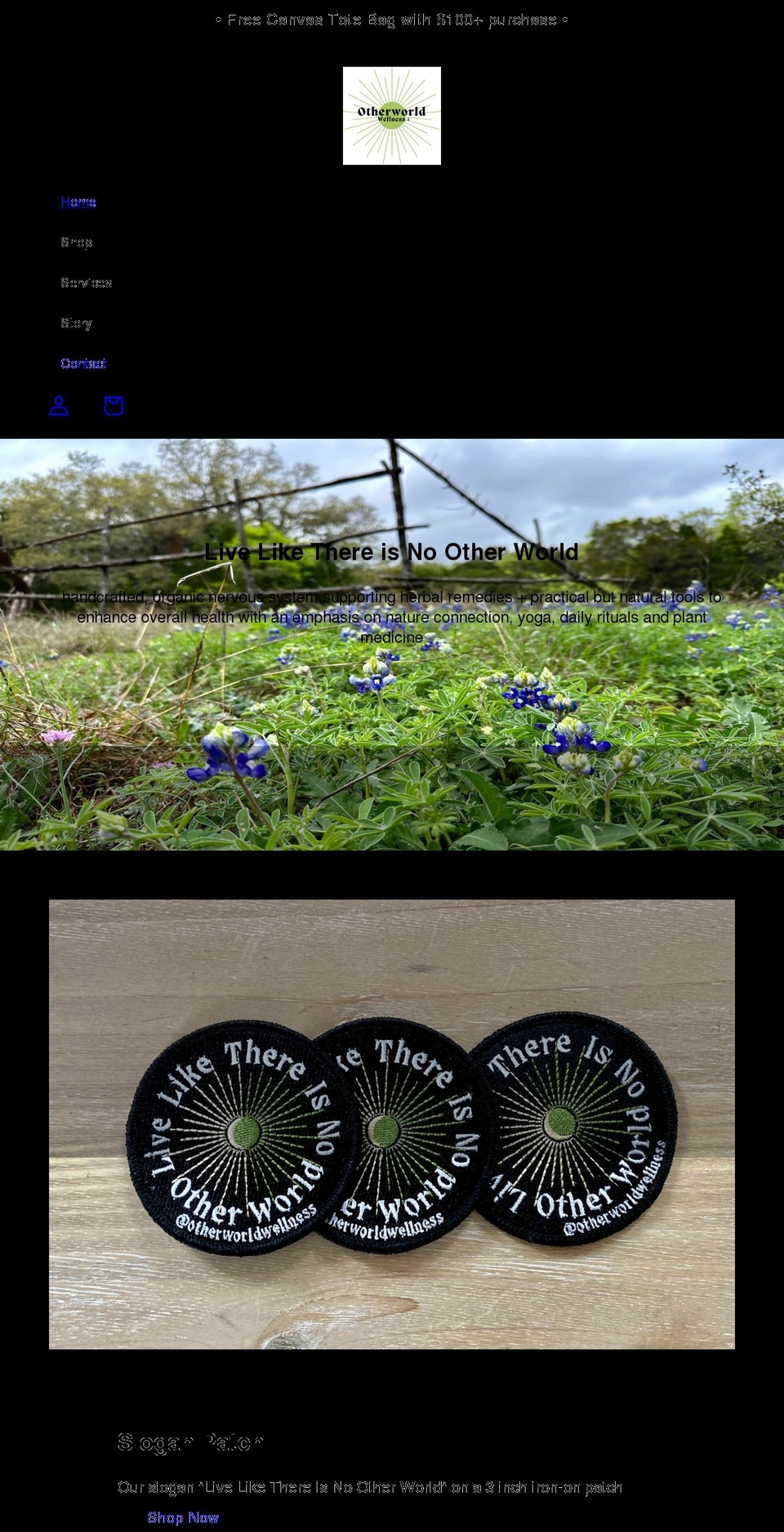 otherworldwellness.com shopify website screenshot