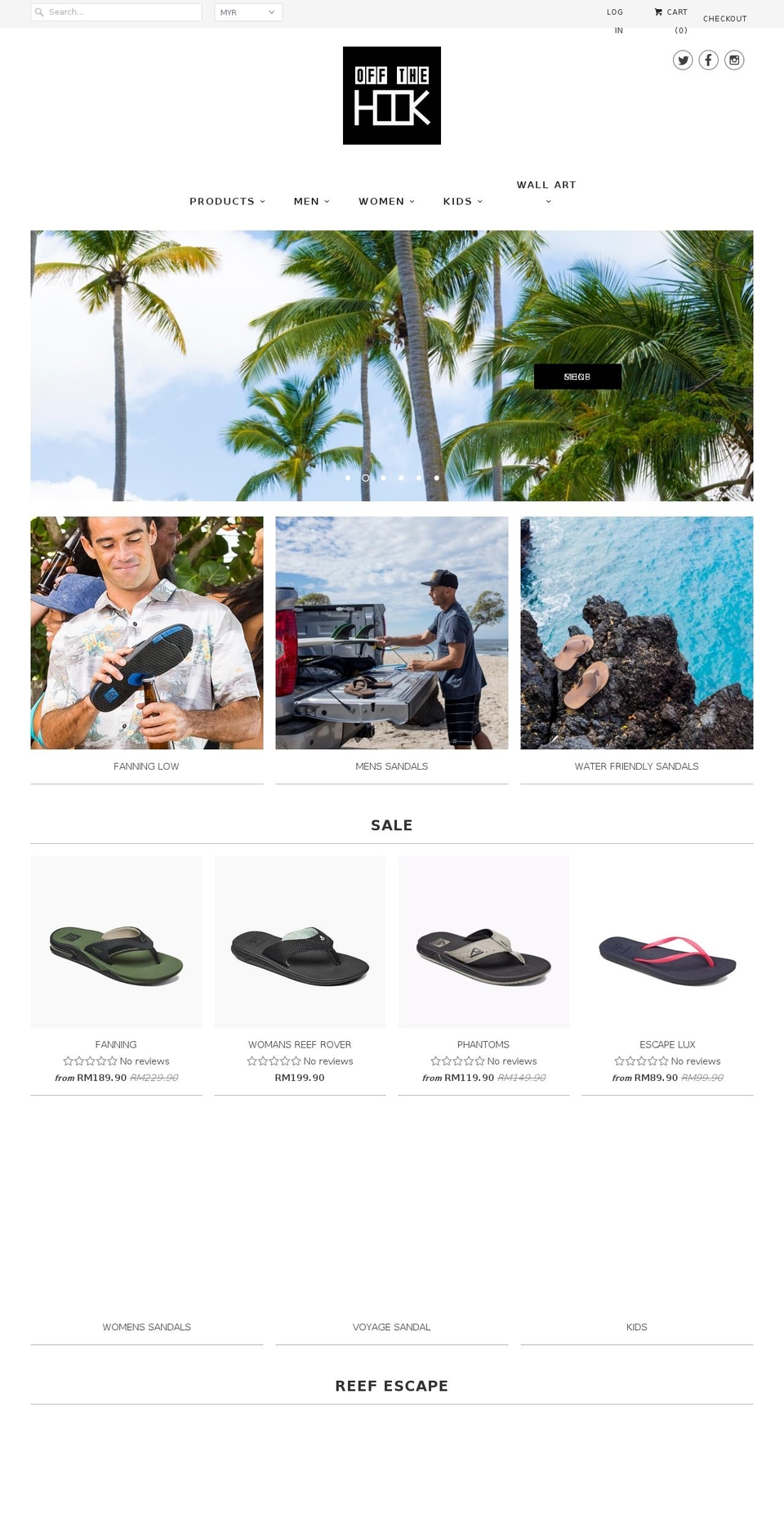 othstore.com — Shopify storefront screenshot