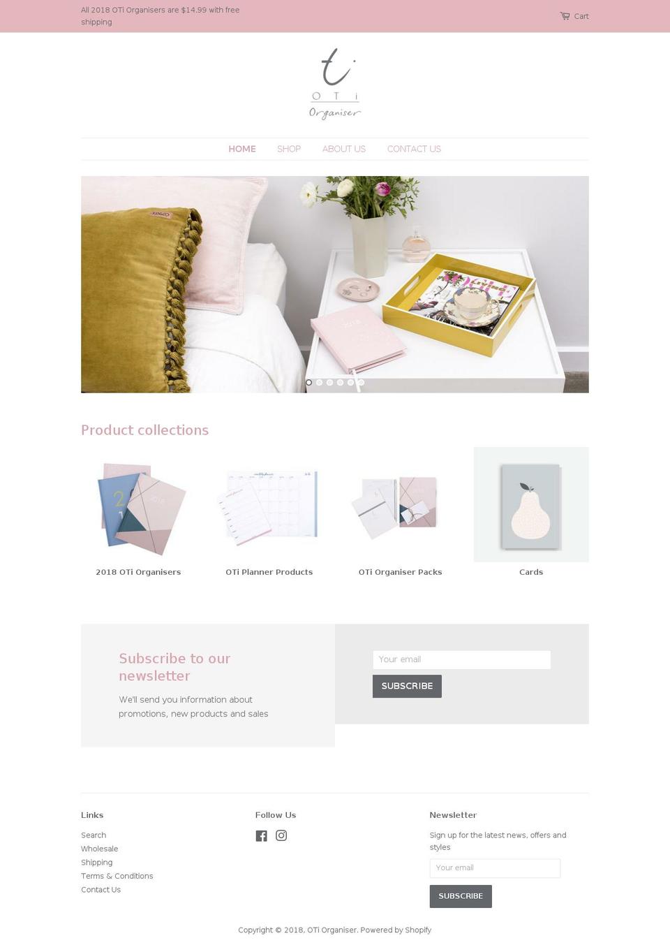 oti.net.au shopify website screenshot