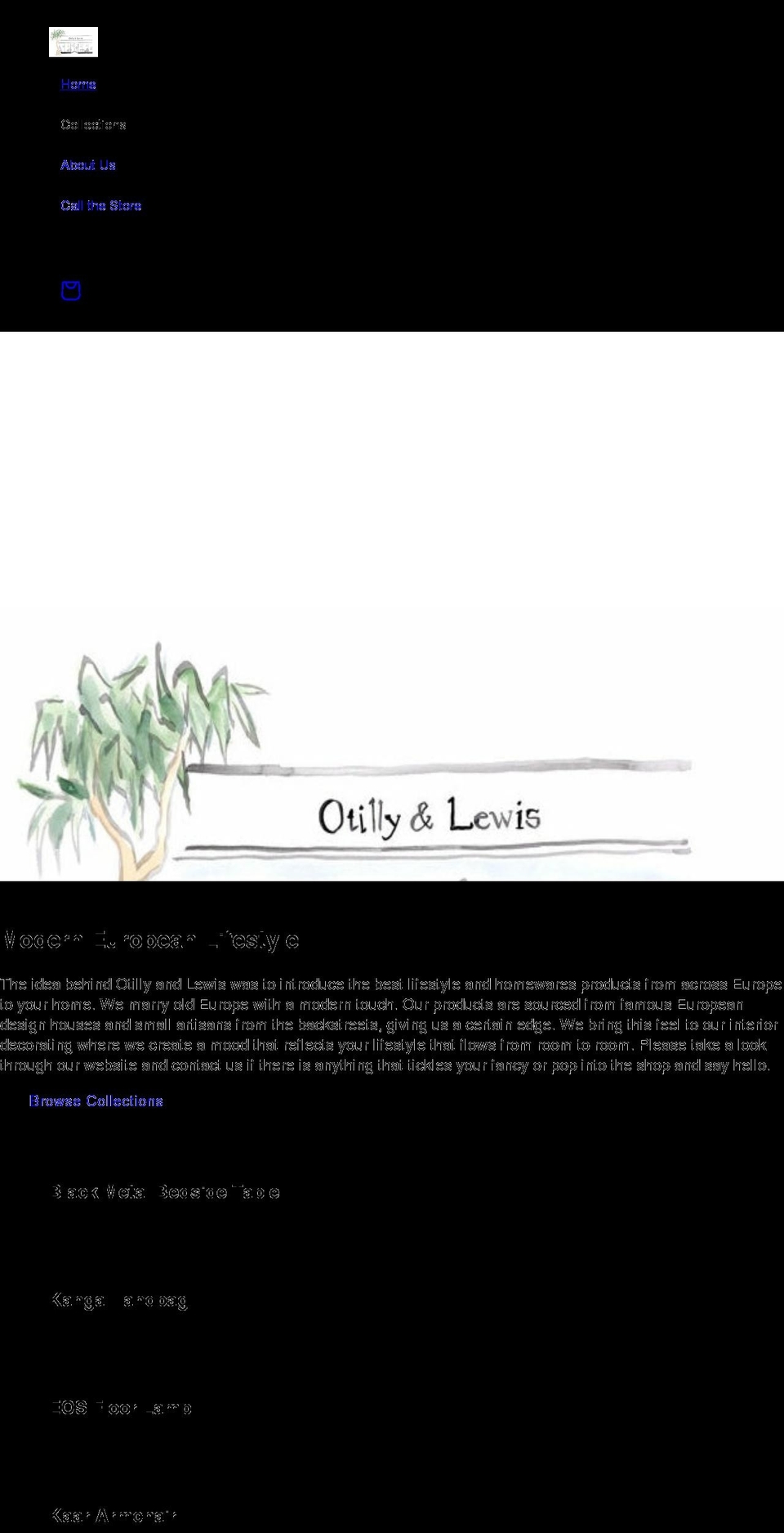 otillyandlewis.com.au shopify website screenshot