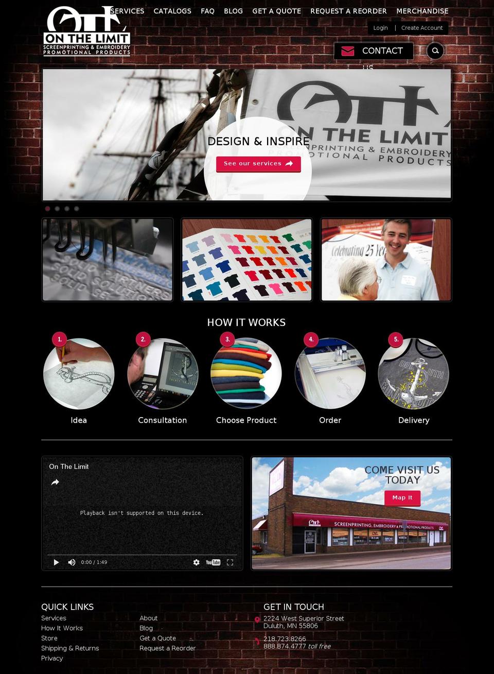 otlduluth.com shopify website screenshot