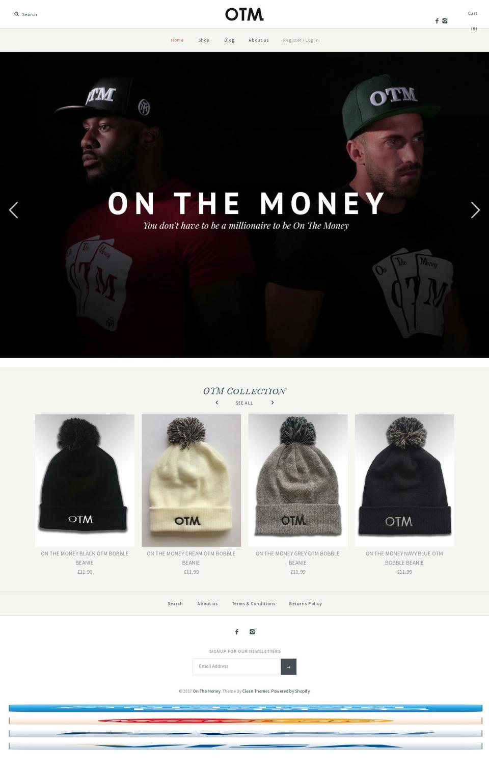 otmwear.com shopify website screenshot