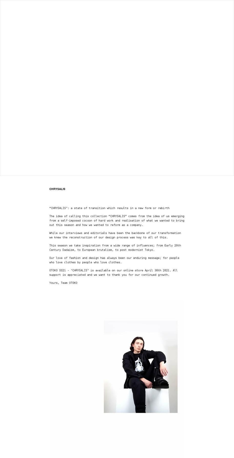 otoko.co.uk shopify website screenshot