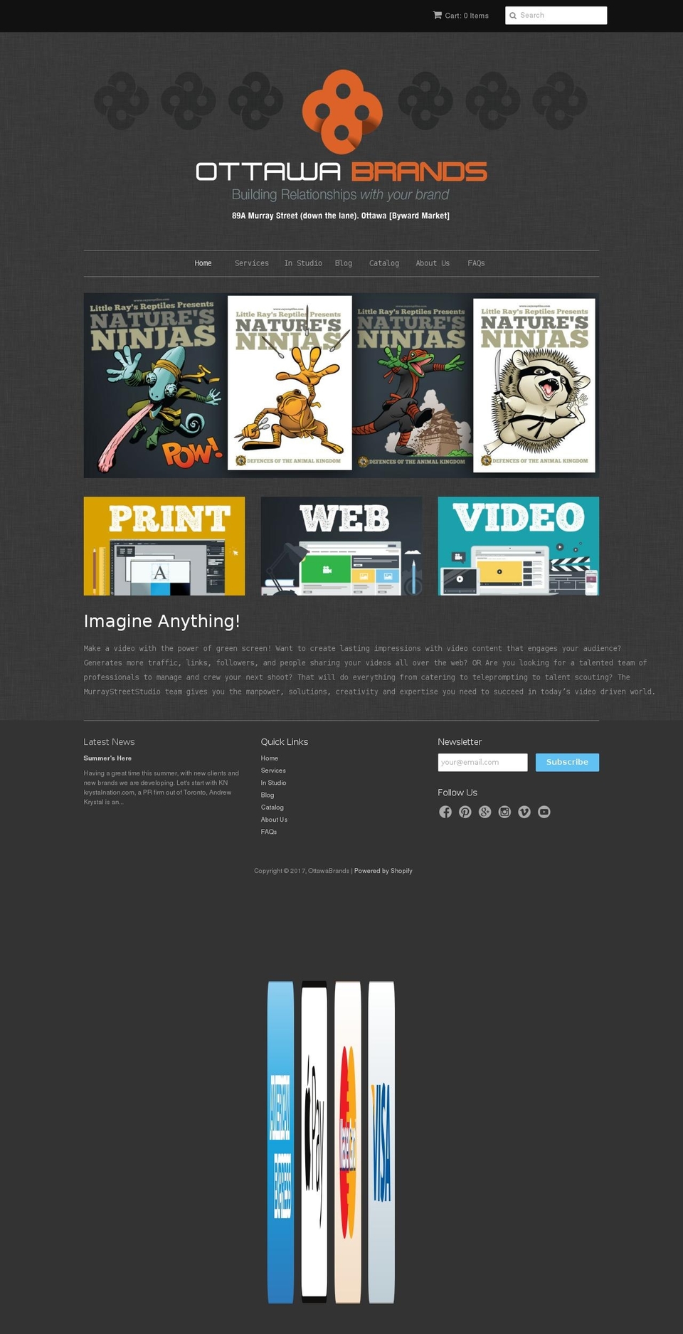 ottawabrands.com shopify website screenshot
