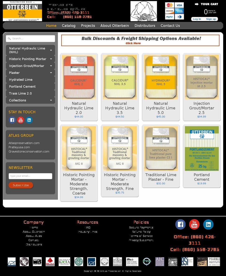 otterbeinusa.com shopify website screenshot