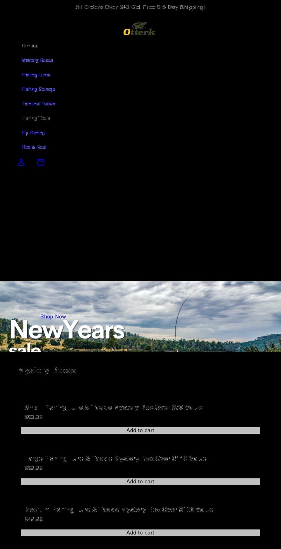 otterk.com shopify website screenshot