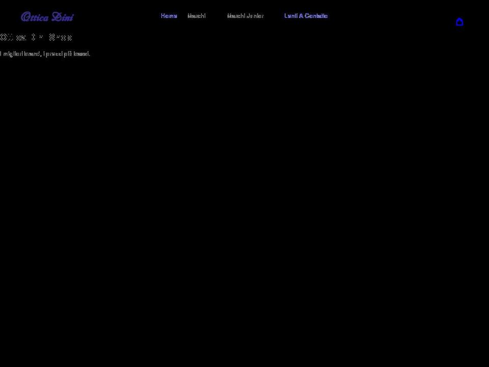 otticadinishop.it shopify website screenshot