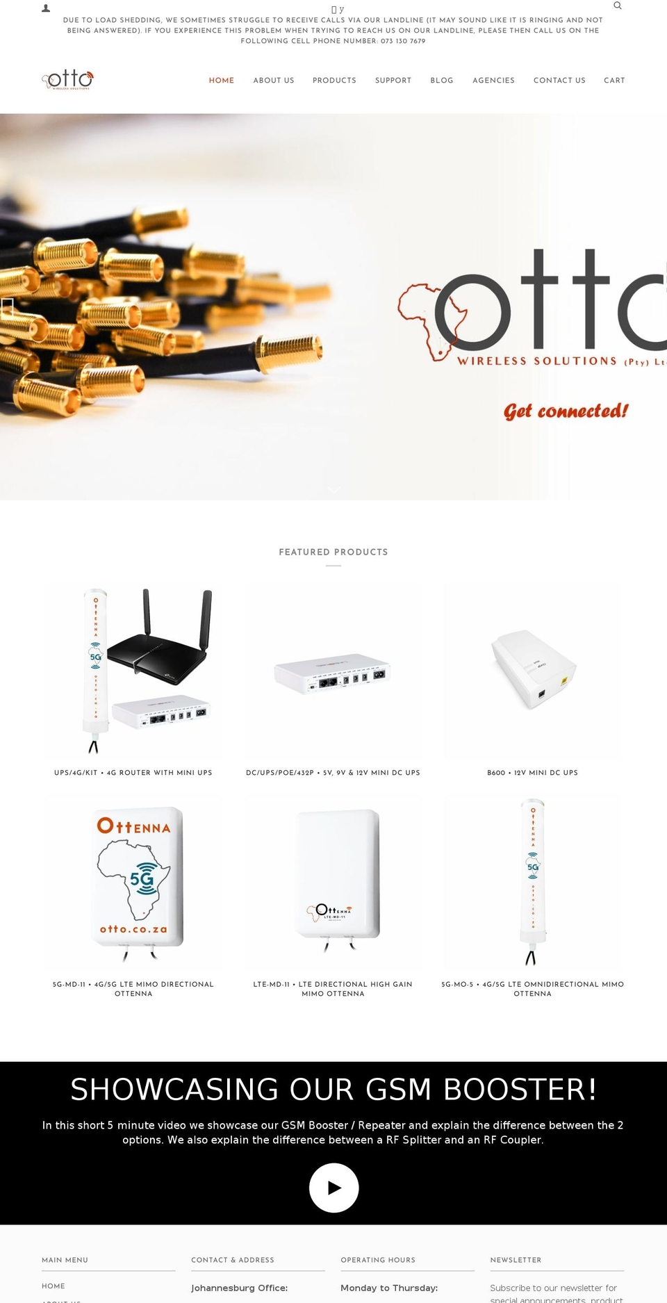otto-wireless-solutions.myshopify.com shopify website screenshot